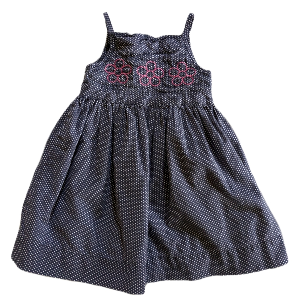 Baby Gap polka dot embroidered dress, toddler girl